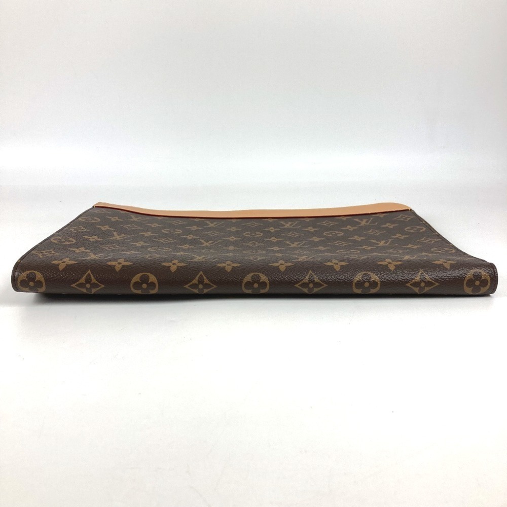 LOUIS VUITTON Authentic Brown Monogram Canvas Pochette Pouch - Picture 5 of 14
